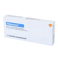 Фото Маларон таблетки 250мг + 100мг №12 12 таблеток