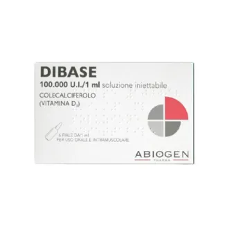 Дибас (Dibase) 100000 ампулы 1мл д/ ин. и прин. внутрь  №6